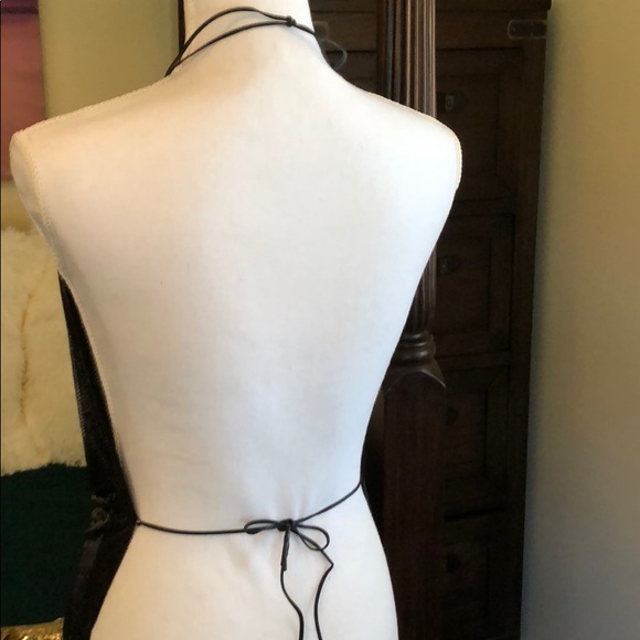 VINTAGE WHITING AND DAVID METAL MESH TOP - Picture 3 of 5